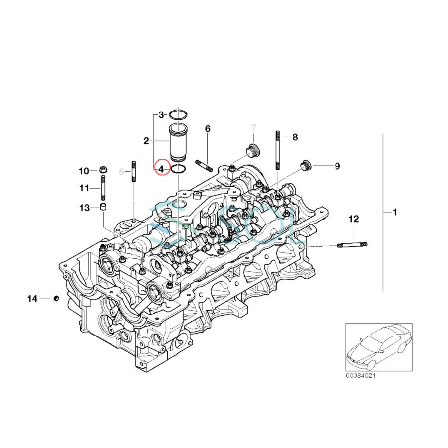 BMW E46 E90 E91 E92 スパークプラグパイプ オーリング Oリング ガスケット 316ti 318i 318Ci 318ti 320i 11377514008 出荷締切18時｜solltd5｜02