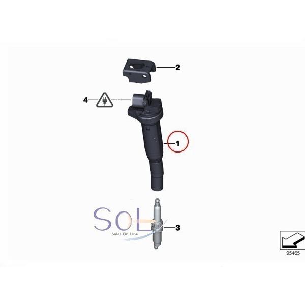 BMW F20 F21 F22 F23 F87 G12 イグニッションコイル HELLA 116i 118i 120i M135i 220i M235i M2 M760LiX 12138616153 12137594596｜solltd5｜02