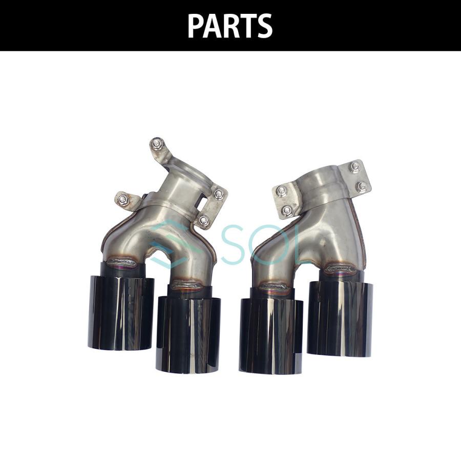 BMW F10 5シリーズ マフラーカッター ディフューザー付き ポン太