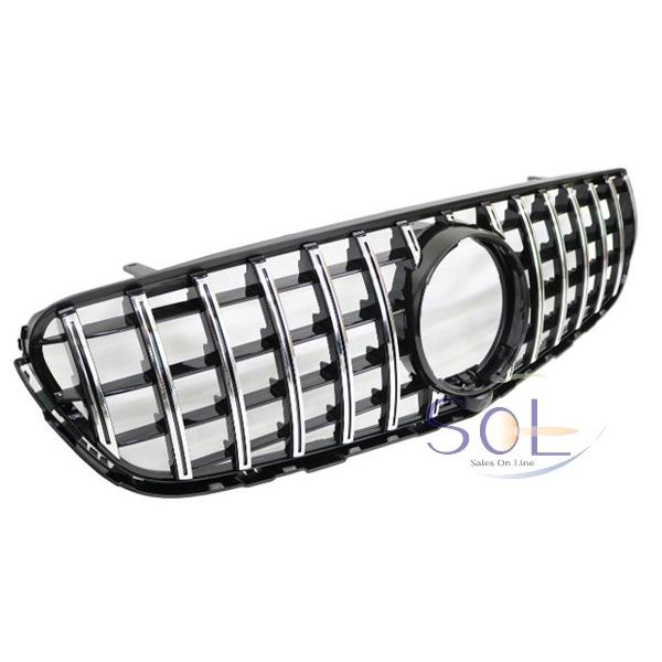 ベンツ　X253 C253 前期用 パナメリカーナグリル 黒 X253前期 GLCクラス用パナメリカーナグリル（Chrome・Black