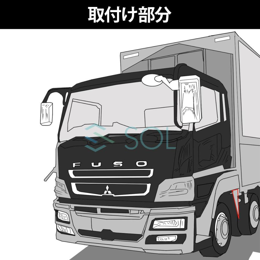 FUSO マッドガード　泥除け　17スーパーグレート 三菱ふそう 17スーパーグレート NEW 07スーパーグレート クローム