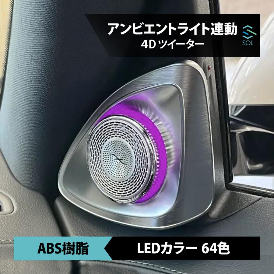 特価 ハイエンド ロータリー 3D ツイーター メルセデスベンツ E /Cクラス Mercedes-Benz（メルセデス・ベンツ） アンビエントライト連動