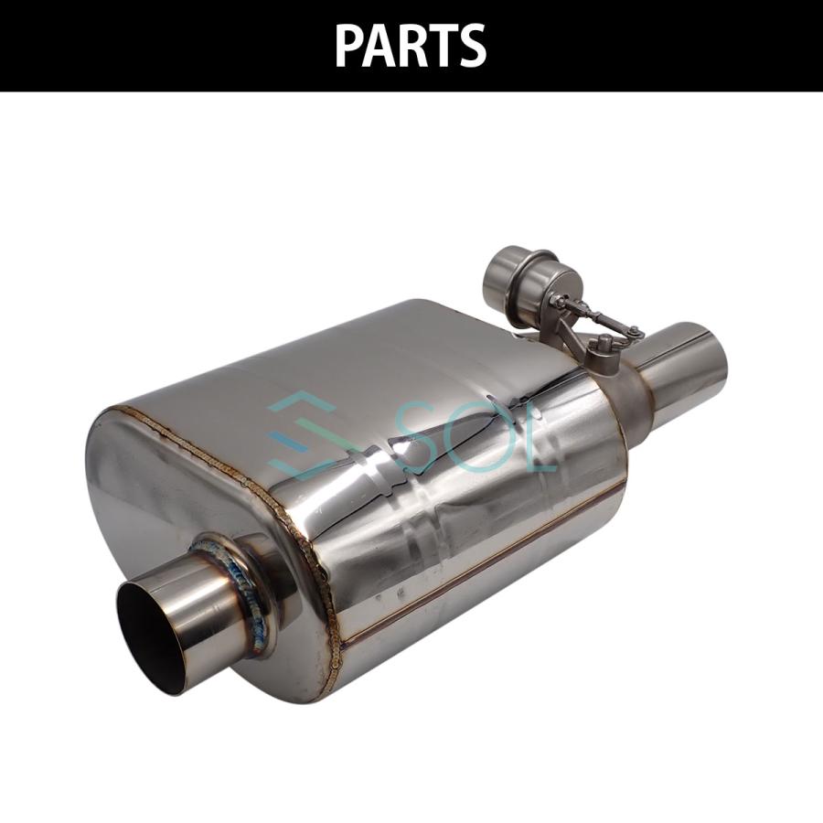 トヨタ（TOYOTA） 63mm 可変バルブ タイコ マフラーサイレンサー 音量