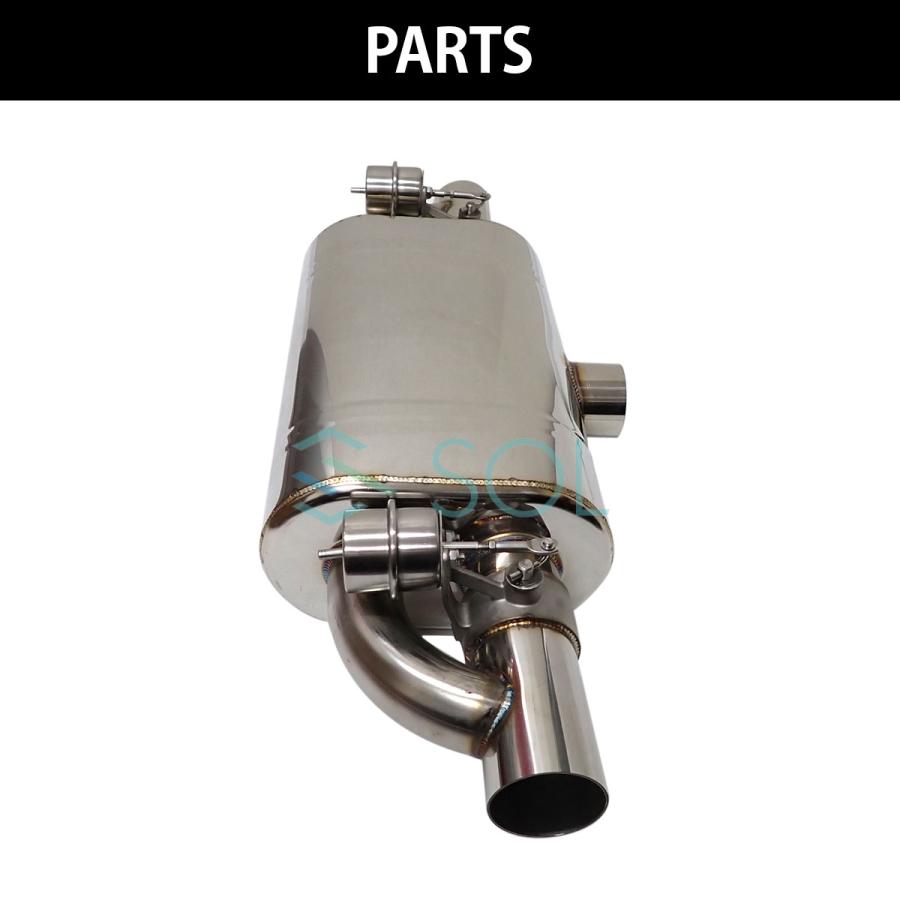 トヨタ 63mm デュアル可変バルブ タイコ マフラーサイレンサー 音量 