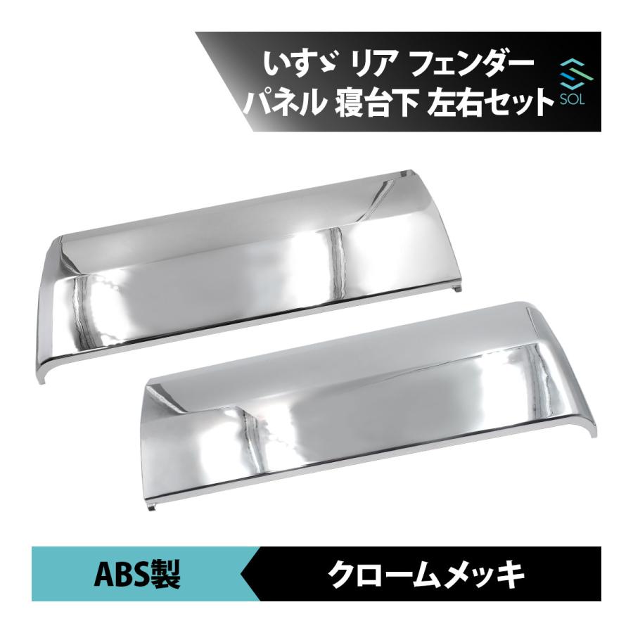 いすゞ（ISUZU） 07 フォワード メッキ リア フェンダー パネル 標準