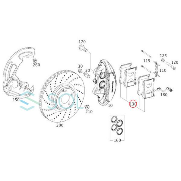 Mercedes-Benz（メルセデス・ベンツ） ベンツ W222 R231 フロント