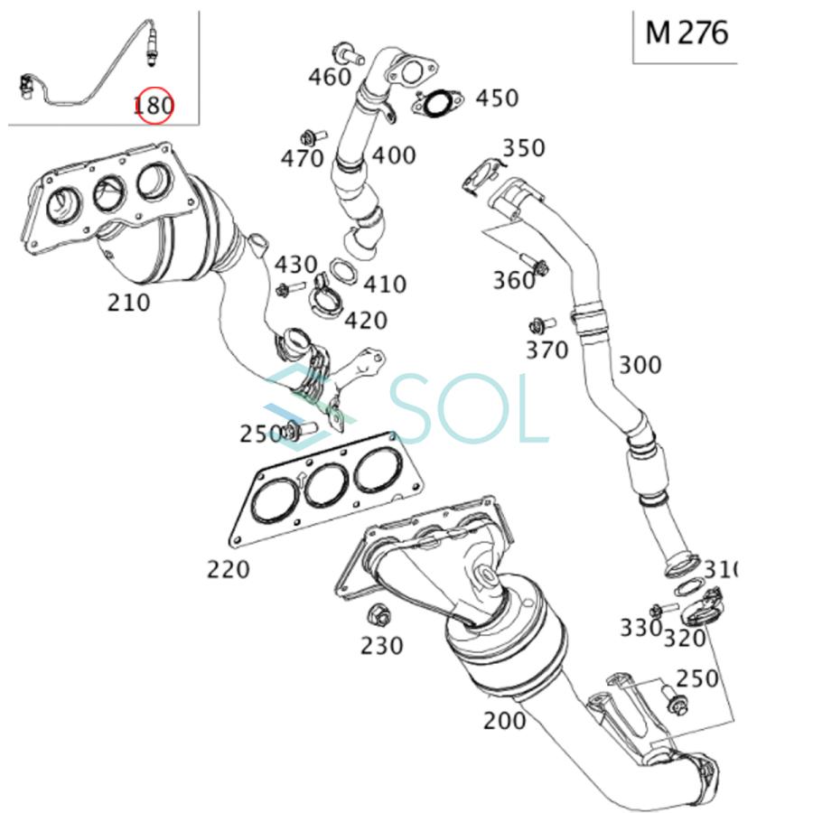 Mercedes-Benz ベンツ W204 W218 W212 W207 O2センサー ラムダ Mercedes-Benz ベンツ W204 W218 W212 W207 O2センサー ラムダ