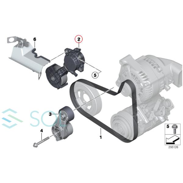 BMW MINI R55 R56 R57 R58 R59 R60 R61 摩擦ホイール ファンクションホイール 11287598832 出荷締切18時｜solltd｜05