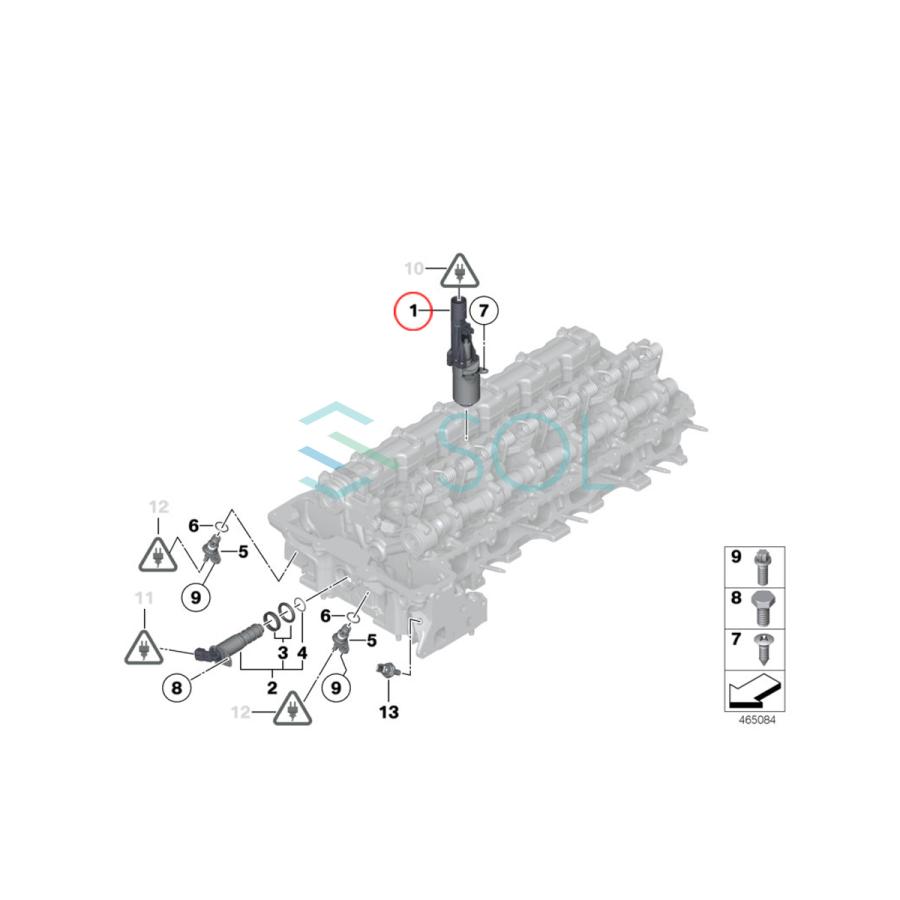 BMW BMW F32 F33 F36 F07 F10 F11 VANOS VVTモーター シリンダー