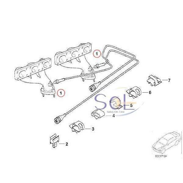 BMW E46 E39 Z3 E85 Z4 ラムダセンサー O2センサー 320i 323i