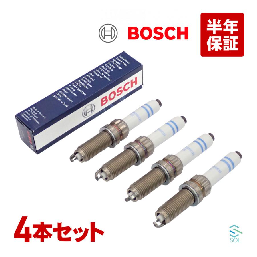 BMW BOSCH スパークプラグ ダブルプラチナ 4本セット 1台分 出荷締切18