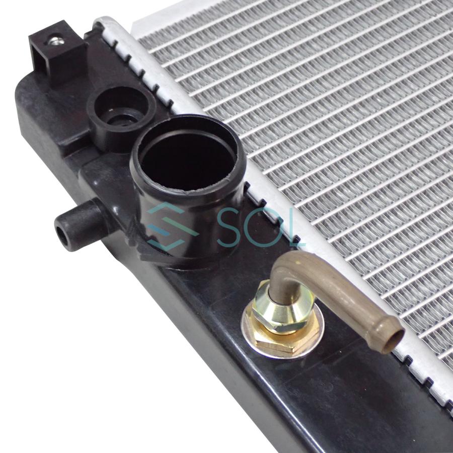 CAPSOL エスティマ MCR40W ラジエーター ラジエター キャップ付 AT車 16400-20170 18時まで即日出荷 ラジエーター 16400-28100 16400-28410 互換品 半年保証 トヨタ エスティマL ACR30W ACR40W 等 ラジエーター