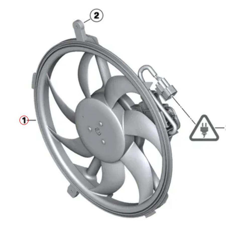 BMW MINI R55 R56 R57 R58 R59 R60 R61 ラジエーター ブロアファン 電動ファン ワン クーパー クーパーS JCW  17422754854 17427541842