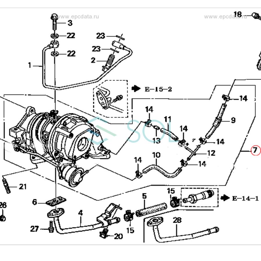 ホンダ（HONDA） コア返却不要 バモスホビオ HM3 HM4 タービン ターボ