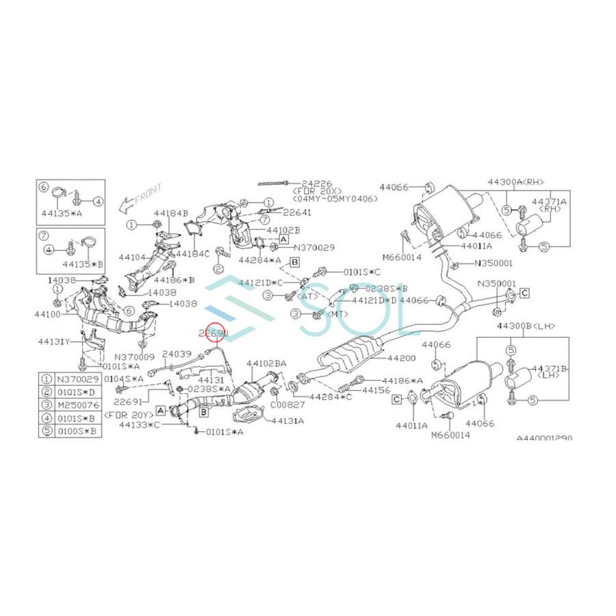 SUBARU（スバル） レガシィ(BL5C BL5F BP5C BP5F) インプレッサ(GRF