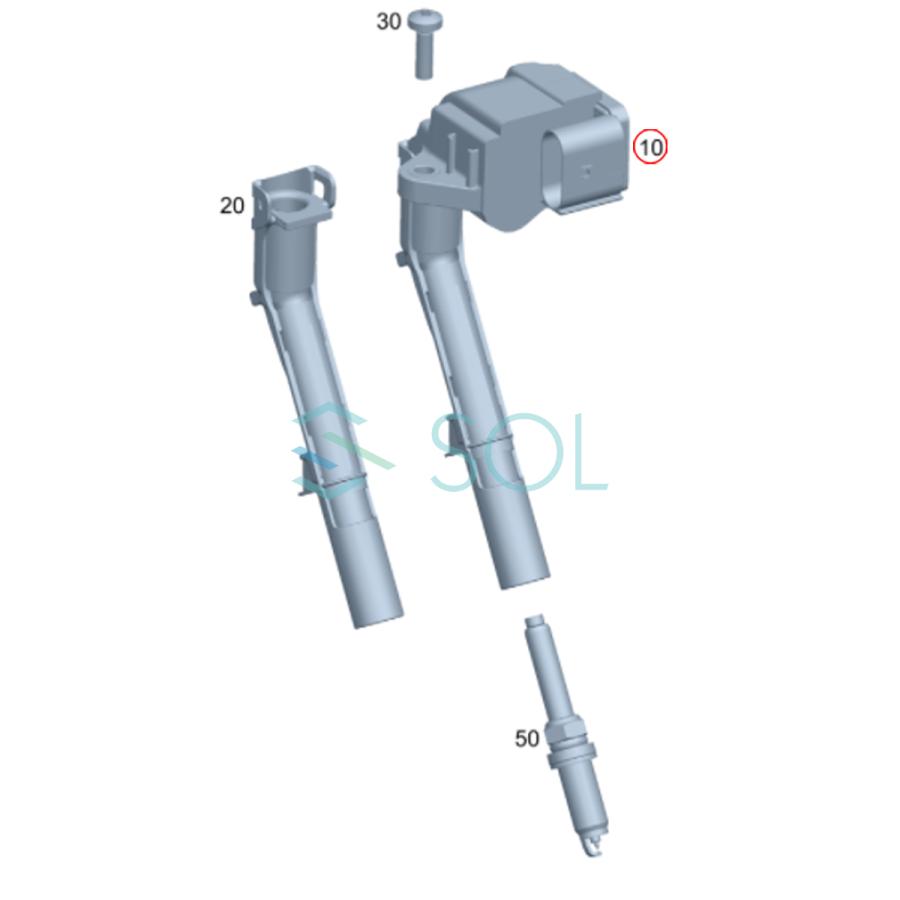 ベンツ W176 W246 W204 W205 イグニッションコイル A180 A45 B180 C180 C200 C250 C350 2709060500 2709060100 出荷締切18時｜solltd｜03