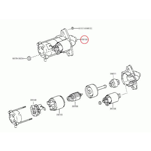 マツダ キャロル HB24S スターター セルモーター スターターモーター リビルト コア返却不要 1A10-18-400 1A09-18-400 18時まで即日出荷｜solltd｜05