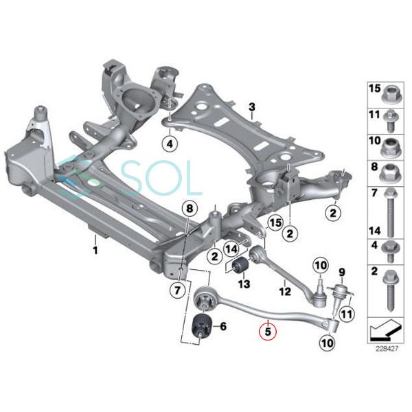 BMW X3 X4 F25 F26 フロントプルストラットアーム　左右セット BMW BMW F25 X3 F26 X4 フロント プルストラットアーム 左側 xDrive20i
