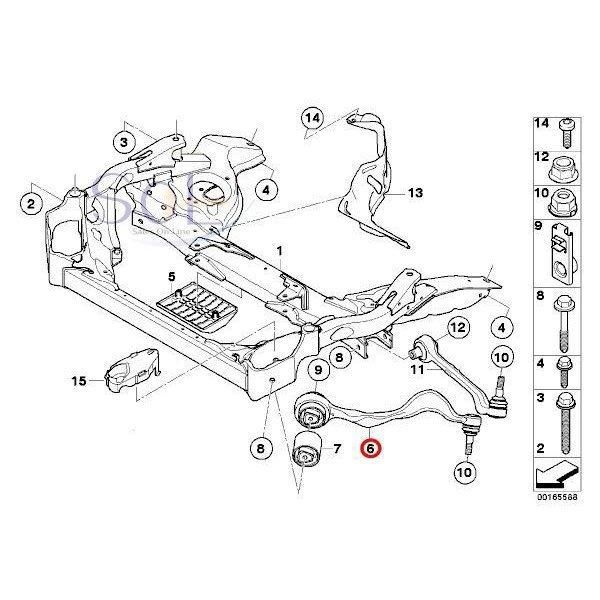 BMW E90 E91 E92 E93 E89 Z4 フロント プルストラットアーム 左側 320i 323i 325i 335i 20i 23i 35i 31126769797 出荷締切18時｜solltd｜02