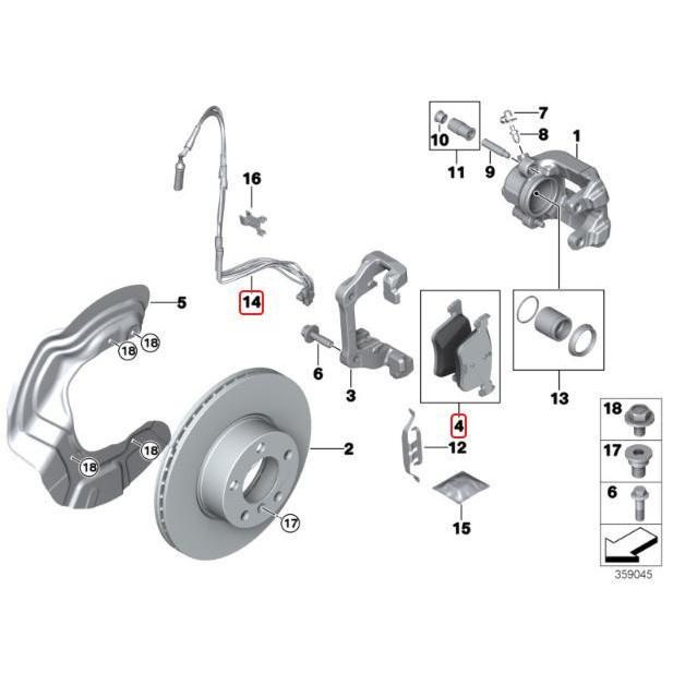 Leehove BMW用ブレーキパッド前後セット DIXCEL ブレーキパッド BMW F30 3D20 12/09〜 前後セット