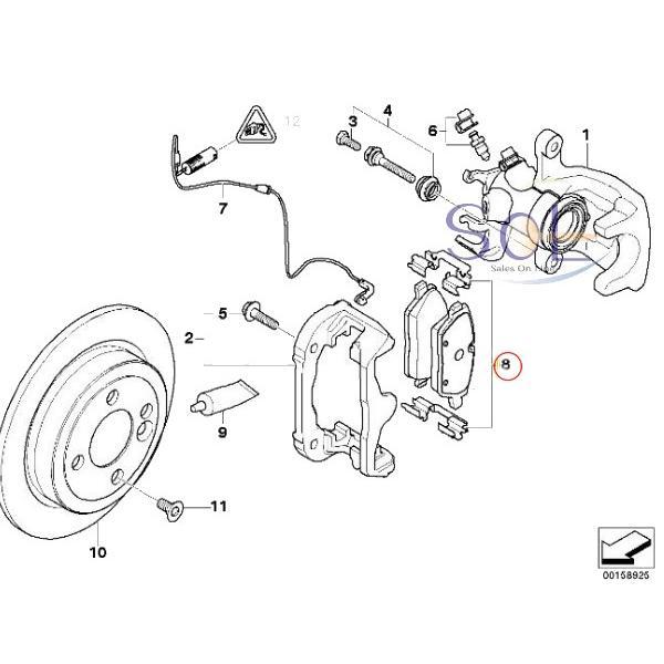 MINI（ミニ） R56 クーパーS リア ブレーキパッド ブレーキパッド