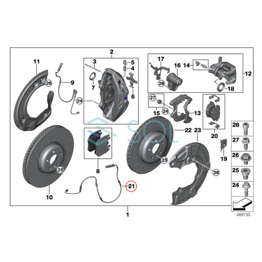 BMW G11 740iMスポーツ リアブレーキパッド 【公式通販】