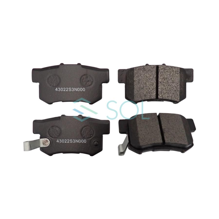 ホンダ HAPAD リア ブレーキパッド + ブレーキローター 左右セット 