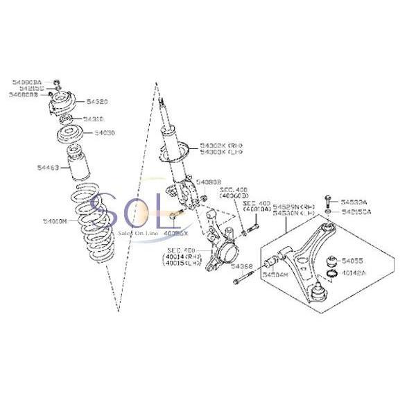 スズキ（SUZUKI） パレット MK21S フロント ロアアーム コントロール