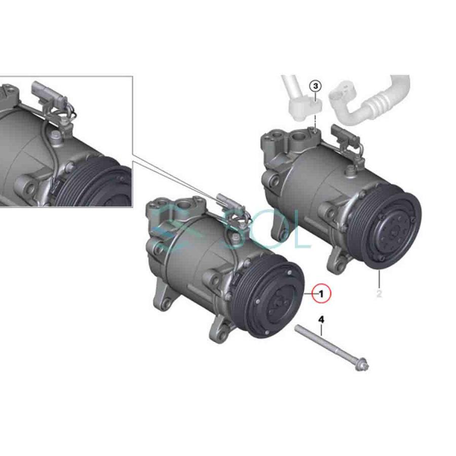 BMW CAPSOL BMW X1 F48 エアコンコンプレッサー ACコンプレッサー 20i