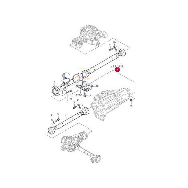 PORSCHE（ポルシェ） カイエン (955) カルダンシャフト プロペラ