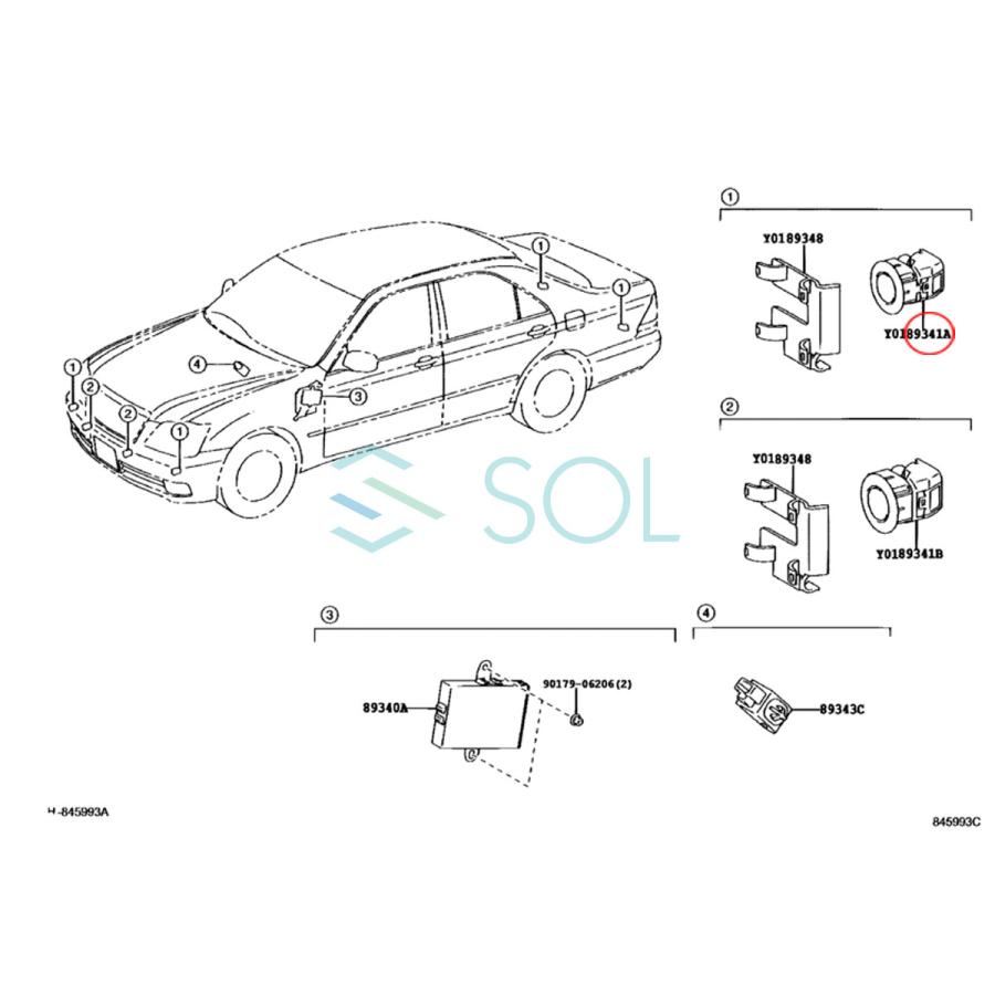 レクサス 純正クリアランスソナー一式 LEXUS IS-F IS350IS250 レクサス 純正クリアランスソナー一式 LEXUS IS-F IS350IS250