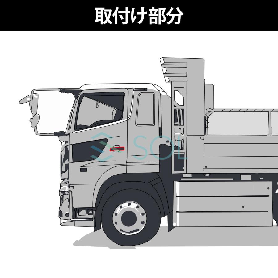 日野自動車 ドアハンドルカバー 日野 17 プロフィア レンジャー