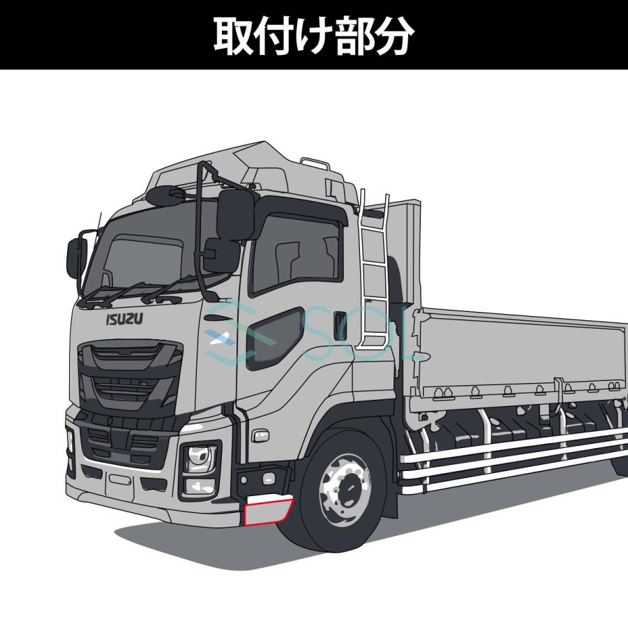 いすゞ ファイブスターギガ 年式:H27.11〜 ステップスカート いすゞ ファイブスターギガ 年式:H27.11〜 ステップスカート