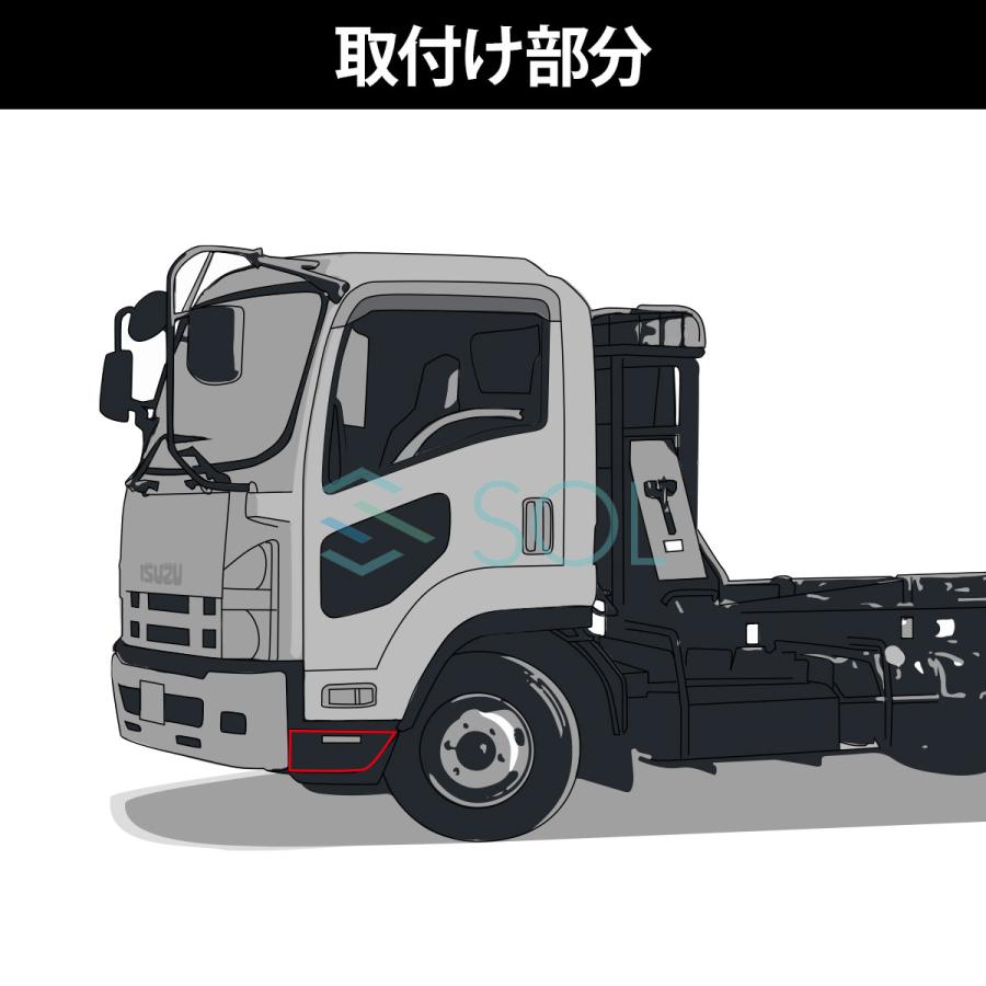 いすゞ（ISUZU） 07フォワード 標準 ワイド兼用 年式：H19.7〜 サイド 