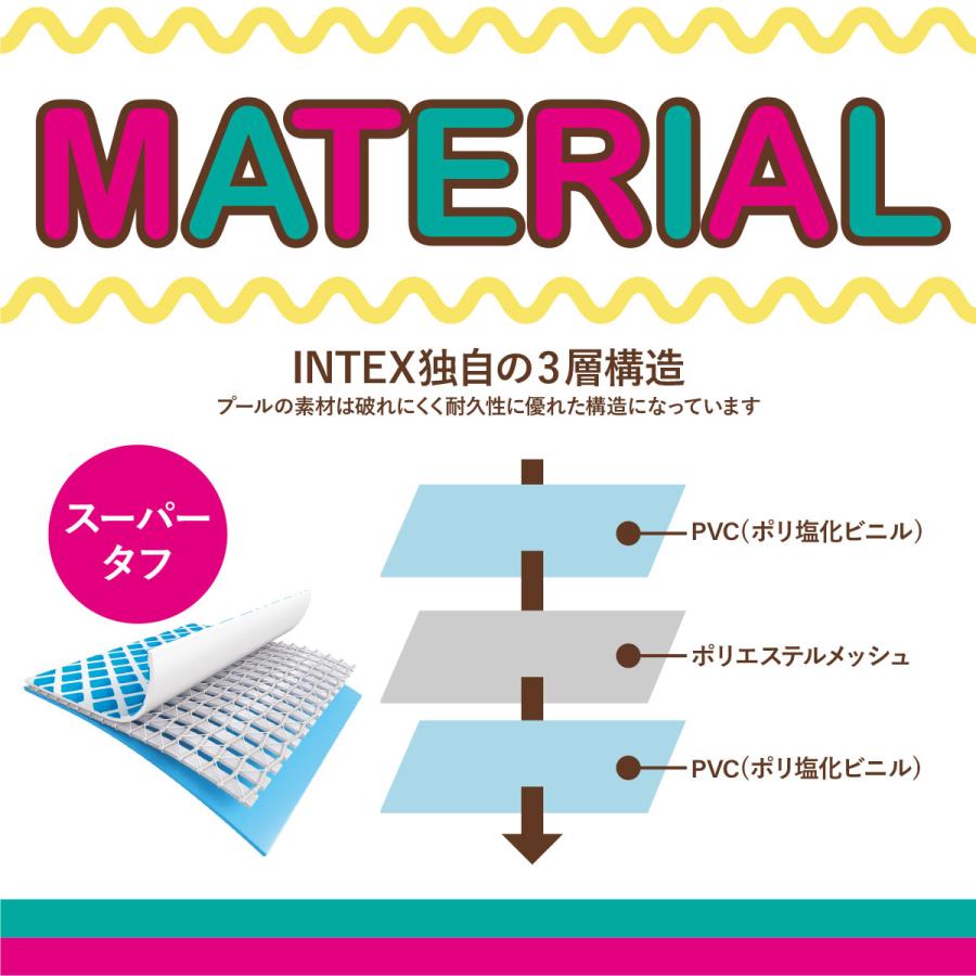 グングン様 ご購入予定品 INTEX 300cmX200cmX75cm INTEX プール 厚さ1cmマット 厚手マット 大型
