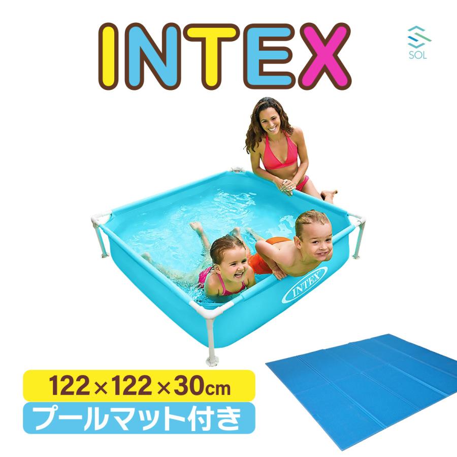 専用ページ です INTEX キッズプール 正規品 専用マット 厚手マット付 インテックス