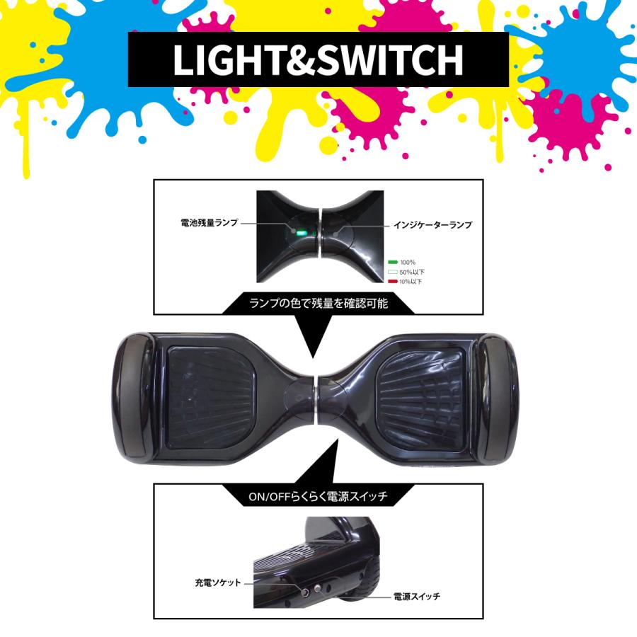 レビューを書いて保証延長!! LEDライト搭載 6.5インチタイヤ 電動