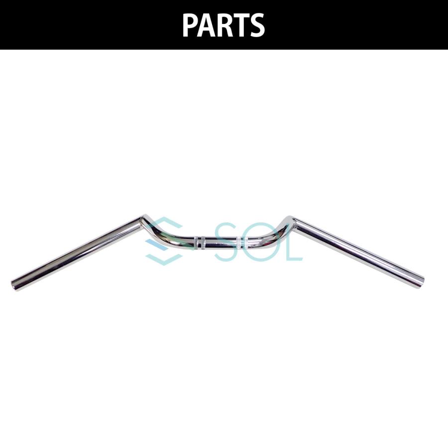 ハンドル スワロータイプ 22.2mm 7/8インチ メッキ 汎用 カフェ