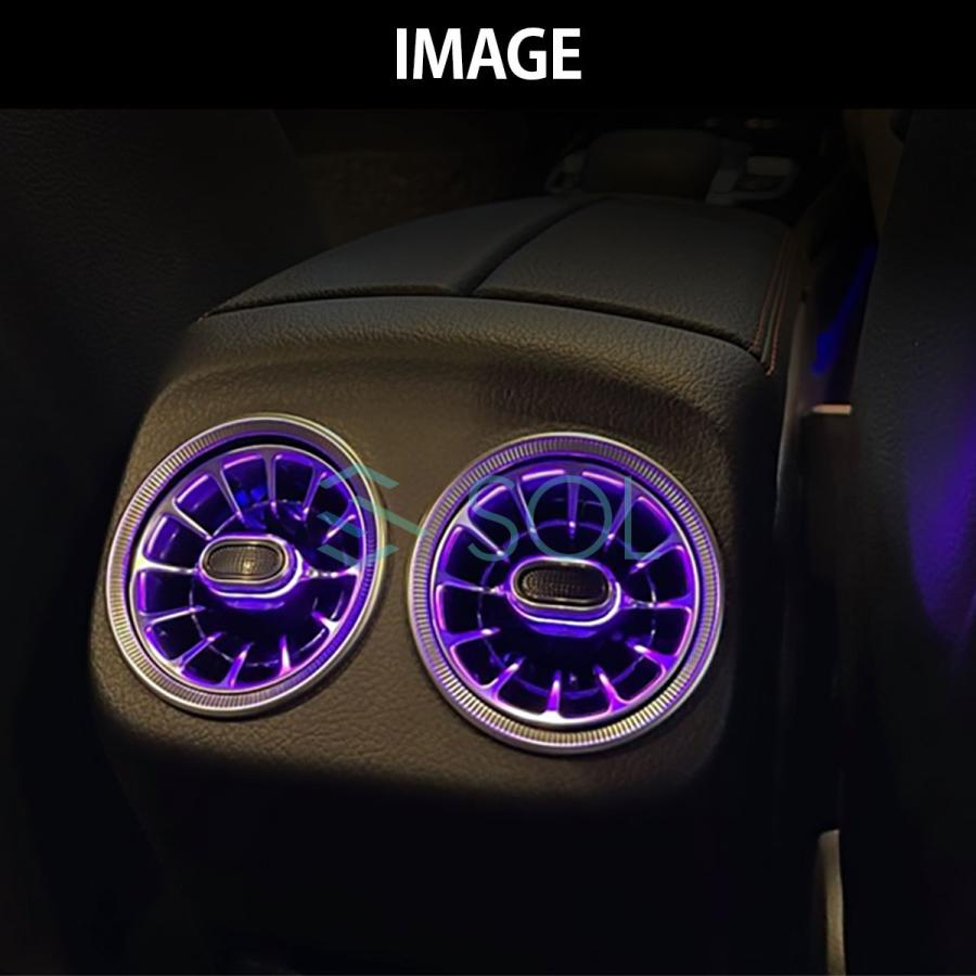 メルセデスベンツ　新型GLA/GLB w247 LEDエアコン吹き出し口セット Mercedes-Benz ベンツ GLAクラス H247 GLBクラス X247