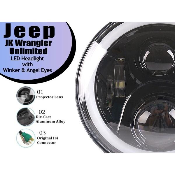 Jeep（ジープ） JK ラングラー アンリミテッド LEDイカリング