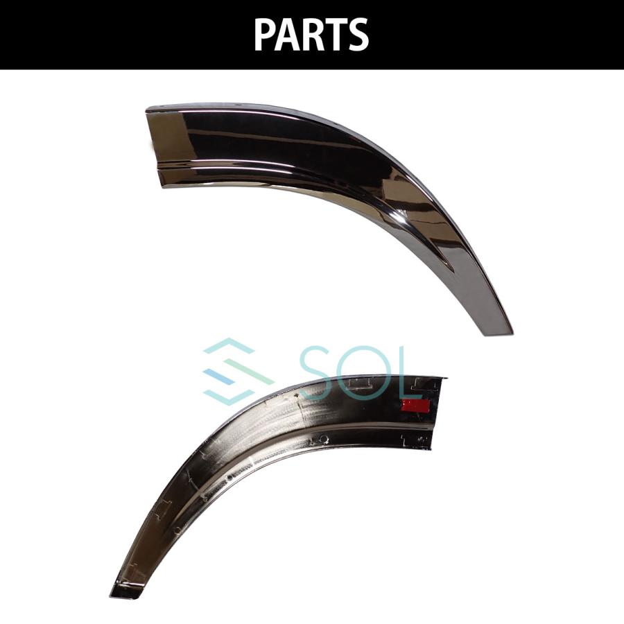 いすゞ ファイブスター ギガ メッキ オーバー フェンダー パネル 左右