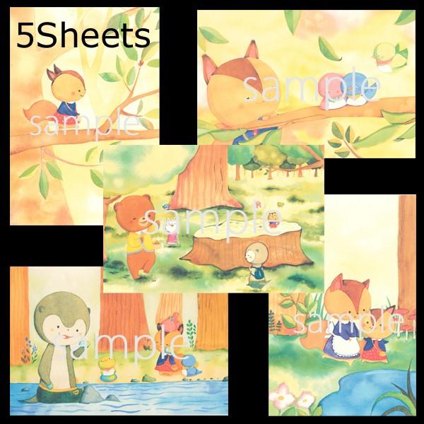 ポストカード 5枚セット 絵本 イラストレーター ちこ 作 Post Set B Post Set B バッグ財布雑貨シュシュchouchou 通販 Yahoo ショッピング