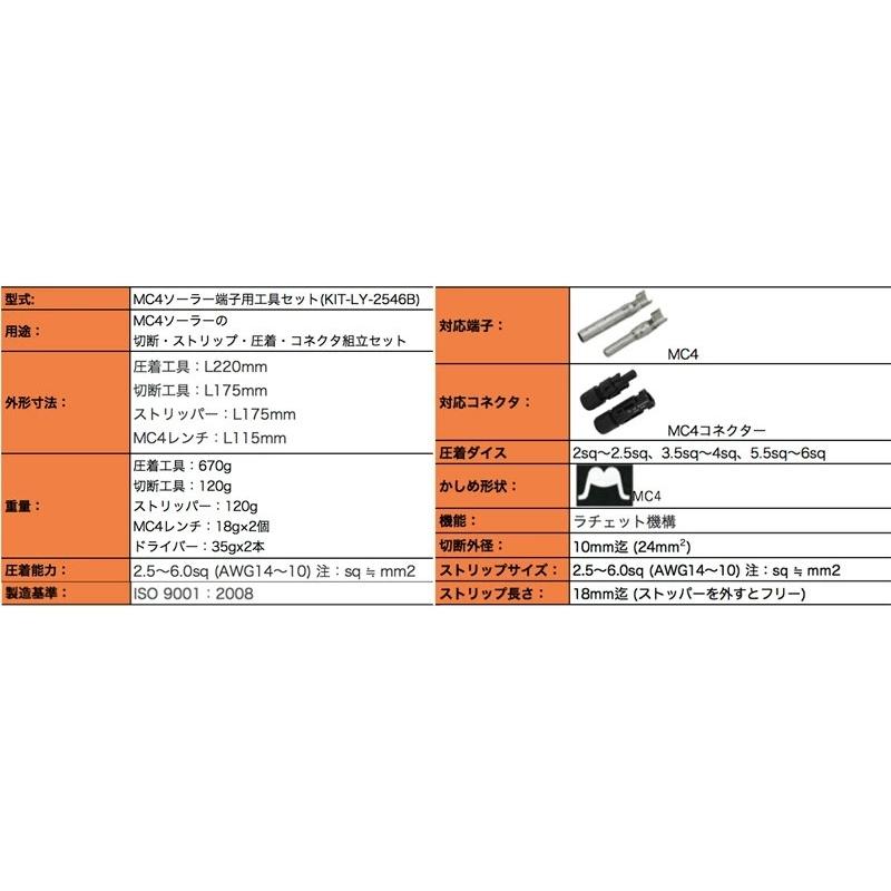 IWISS（アイウィス） 圧着工具 圧着ペンチ 圧着 工具 ペンチ 太陽光