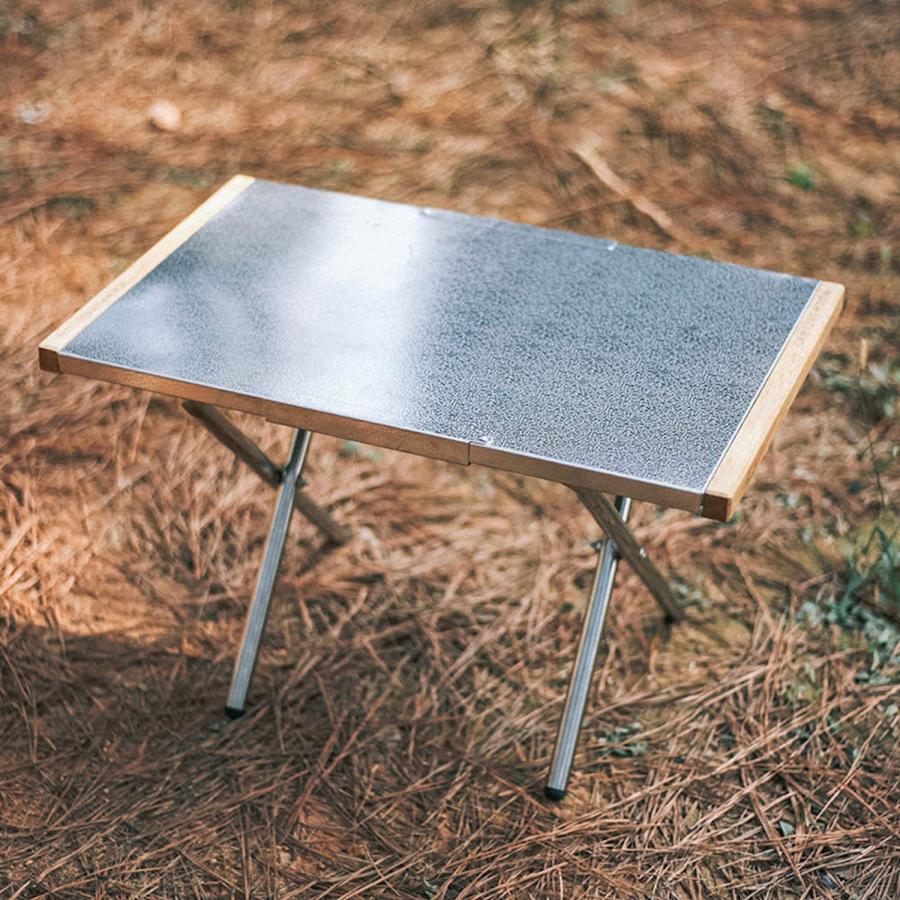 CAMPINGMOON 焚き火テーブル トート 木製 ステンレス セット