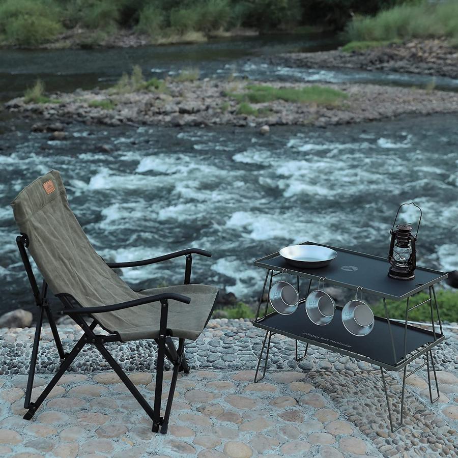 CAMPINGMOON キャンピングムーン アウトドア チェア 折りたたみ椅子