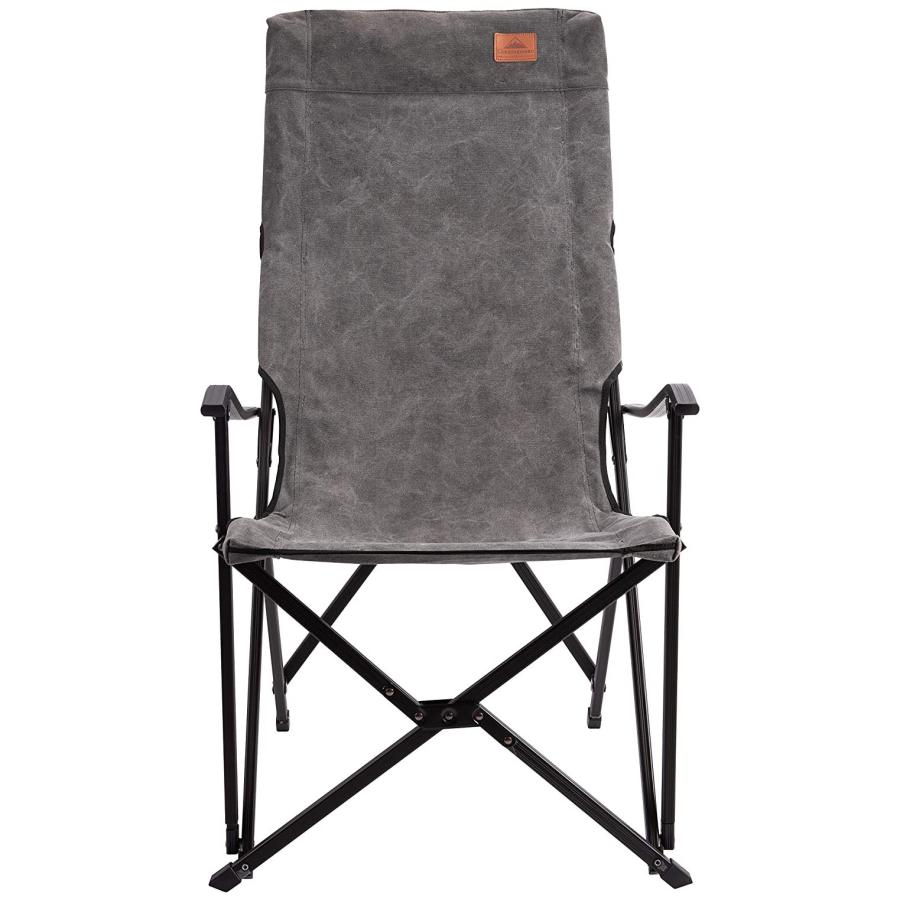 4段階調整 ハイバックムーンチェア フットレスト付き 折りたたみ式 椅子 CAMPINGMOON ハイバックチェア アウトドア キャンプ 折りたたみ チェア