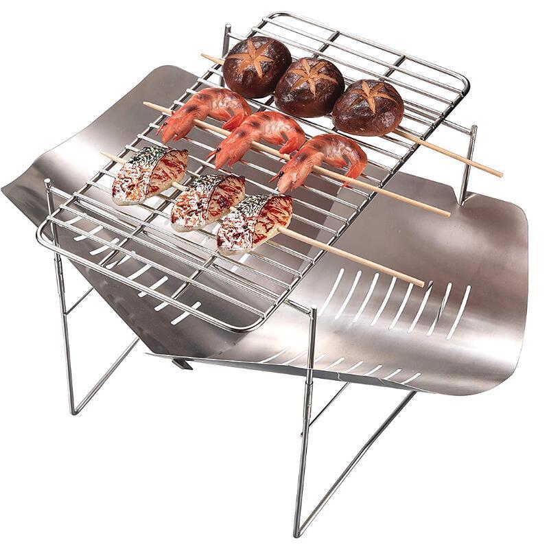 CAMPINGMOON 焚き火台 焚火台 ロストル 炭床 グリル 五徳 ゴトク 網