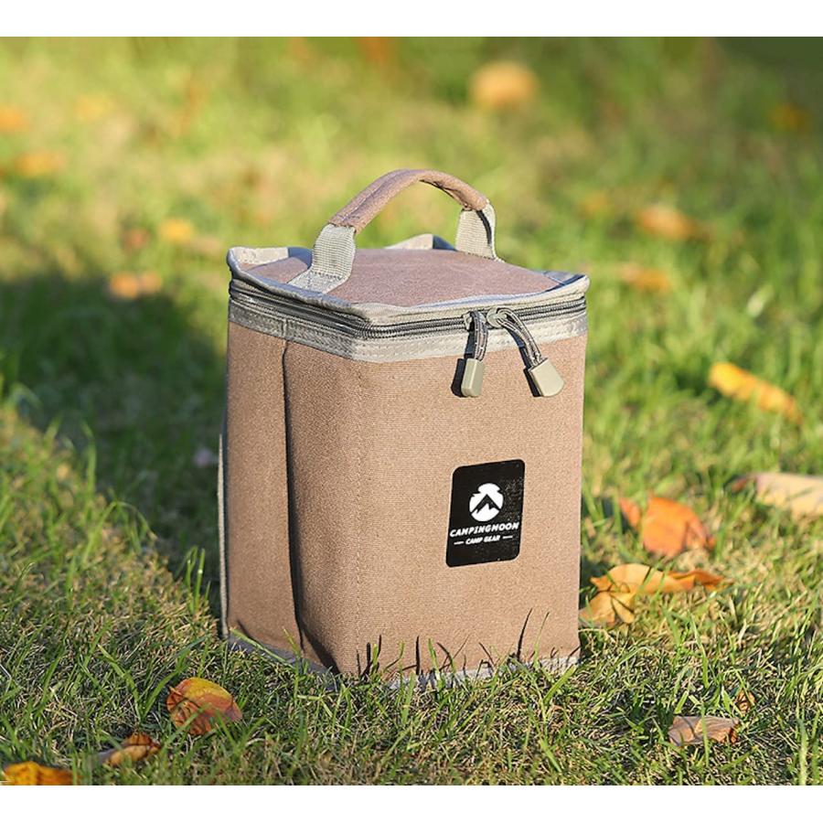 キャンピングムーン(CAMPING MOON) ランタン OD缶用 収納ボックス キャンプギア 収納ケース 長さ15.5cmx幅15.5cmx