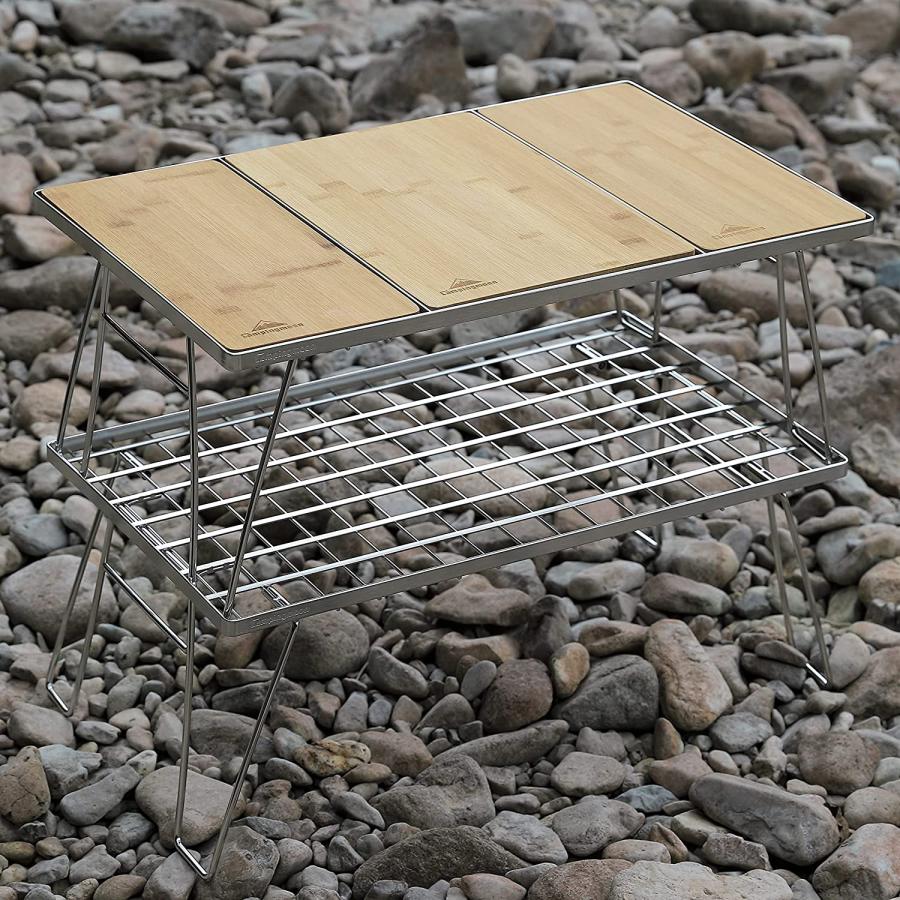 CAMPINGMOON フィールドラック グリルテーブル IGT 用 天板 ステンレス