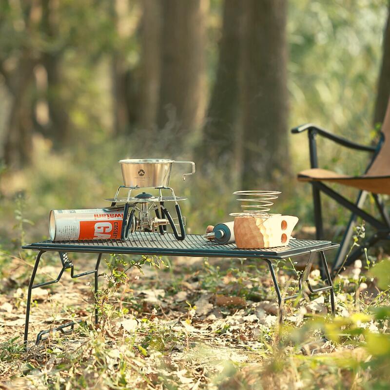 メッシュテーブル 耐熱 アウトドア テーブル ラック キャンプ